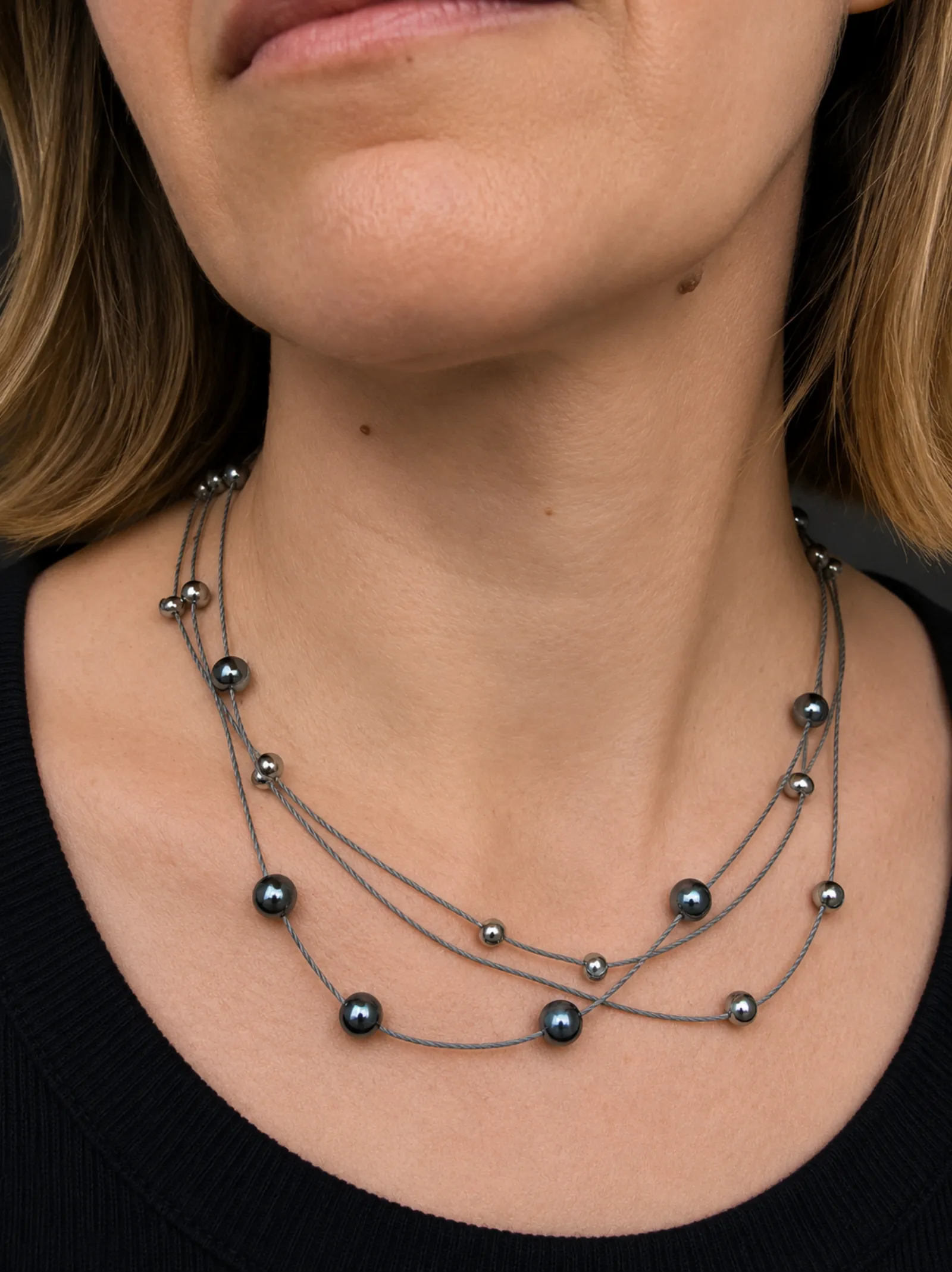 Orbit Hematite Necklace - Image 5