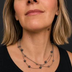 Orbit Hematite Necklace