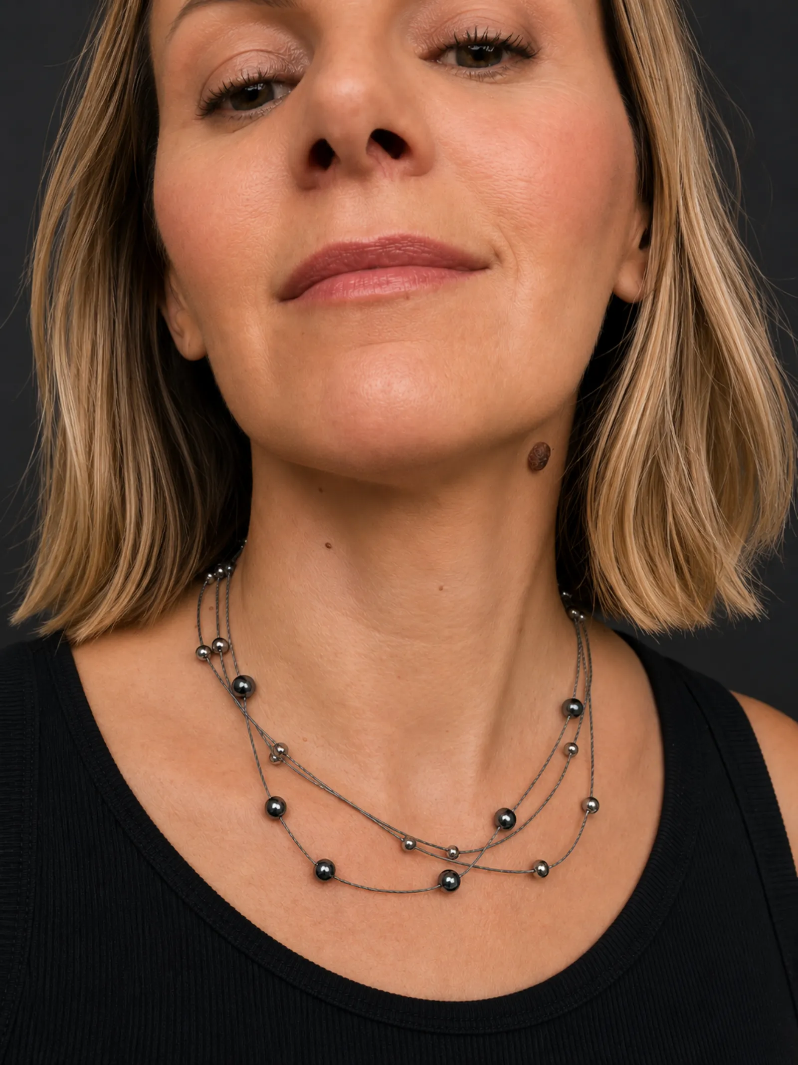 Orbit Hematite Necklace